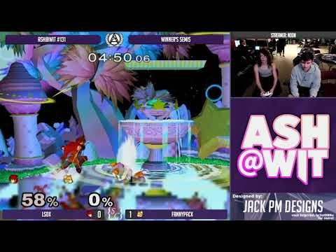 LSDX (Roy) vs FannyPack (Fox) - ASH@WIT #131 Melee Winner's Semis