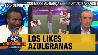 Figuras del BARCELONA que le dieron 'LIKE' a la foto de LIONEL MESSI en el CAMP NOU | El Chiringuito