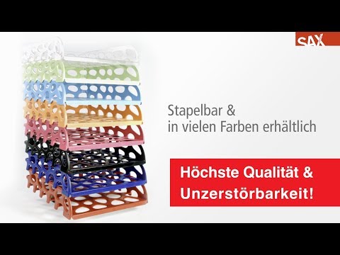 Artikelvideo 1 für sax design Briefablage Voronoi rot, Artikelnummer 410441
