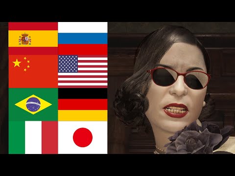 Lady Dimitrescu speaks all languages in RESIDENT EVIL VILLAGE #RE8