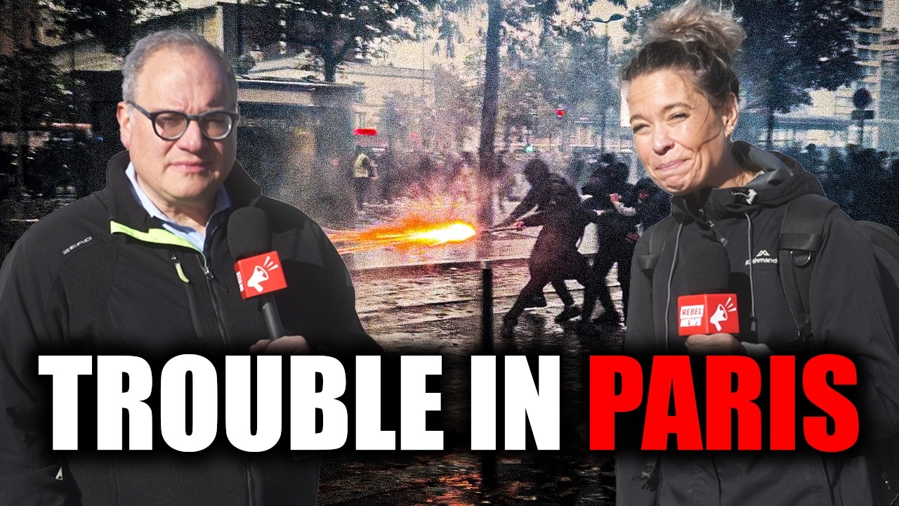 Violent Rioters Descend On Paris In Nightmarish Scenes