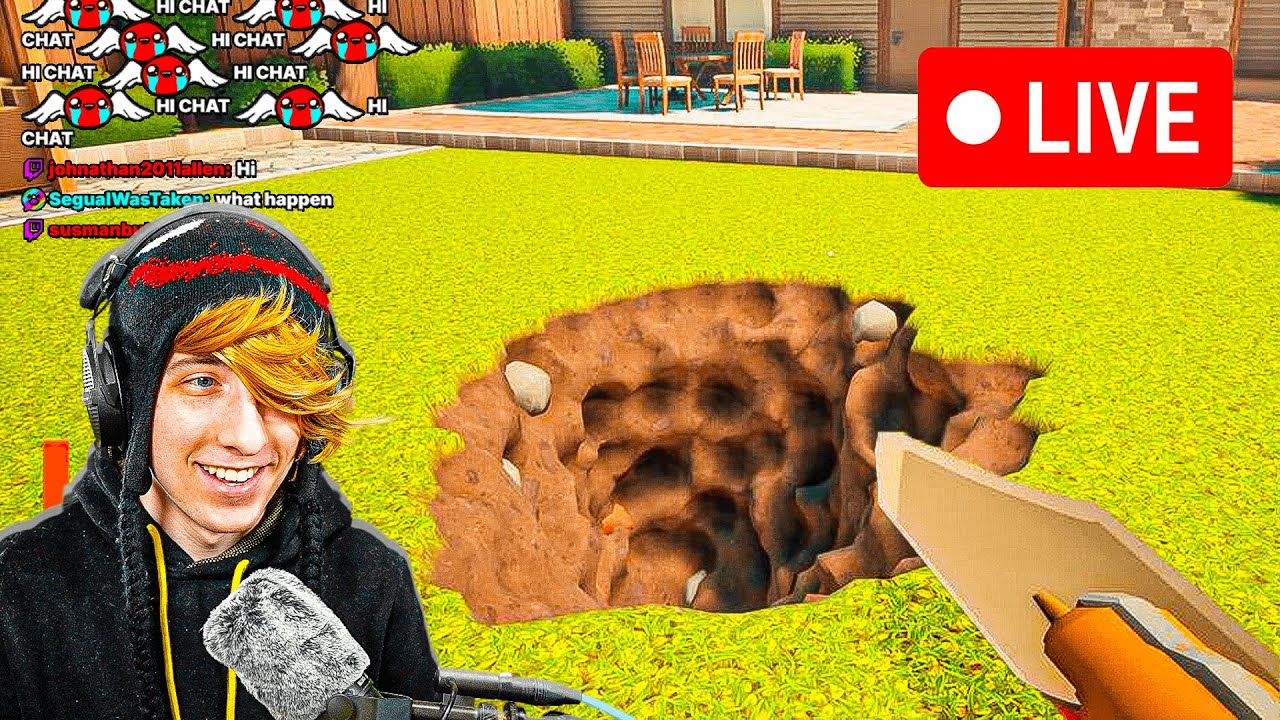 🔴LIVE | A GAME ABOUT DIGGING A HOLE