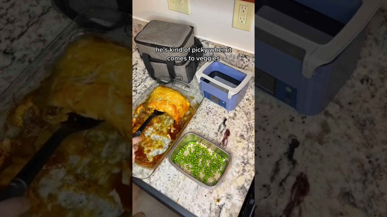 Meal prep for my blue collar boyfriend in his electric lunchbox! #bluecollar #lunchrecipes #lunchbox