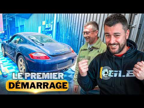 First start-up of the Porsche Cayman S after an engine failure 😬