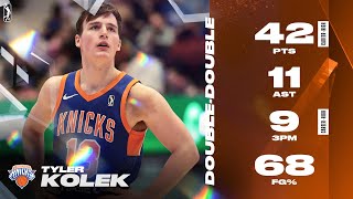 Tyler Kolek Posted A Career-High 42 PTS, 11 AST & 9 3PM For Westchester