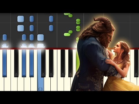 La Bella y La Bestia / Bella y Bestia Son / Piano Tutorial / Notas Musicales Video