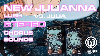 Video thumbnail for NEW Walrus Audio JULIANNA VS JULIA | LUSH STEREO SOUND by pedal partners