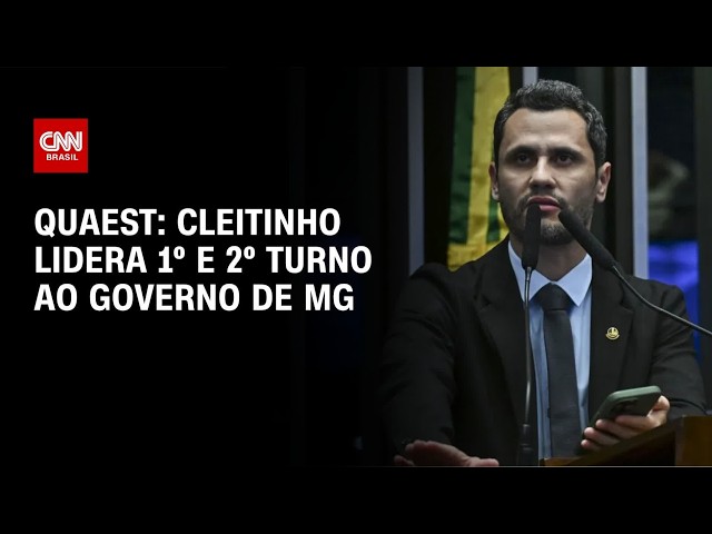 Cleitinho lidera cenários de 1º e 2º turno pelo governo de MG, aponta pesquisa Quaest | BASTIDORES