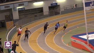 Aubière 2018 : Finale 200 m Espoirs M (Ismail Bedel en 21''04) Aubière 2018 : Finale 200 m Espoirs M (Ismail Bedel en 21''04)