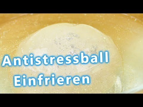Antistressball EINFRIEREN ❄️ Glitzer & Wasserperlen | DIY FUN Experiment | Schmelzen