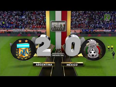 Argentina 2-0 México | Resumen | Partido amistoso