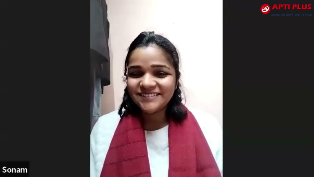 UPSC Mock Interview 2025 : AIR 904 SONAM JORWAL | UPSC Topper Strategy | IAS Academy APTI PLUS