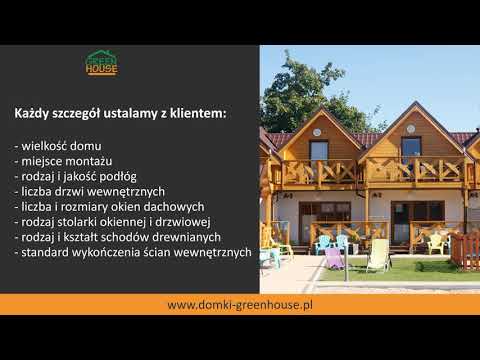Produkcja domków letniskowych domki rekreacyjne ogrody zimowe Koszalin Green House
