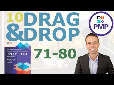 10 PMP Drag Drop Questions 1 to 10