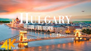FLYING OVER HUNGARY (4K UHD) • Amazing Aerial View, Scenic Relaxation Film with Calming Music - 4k