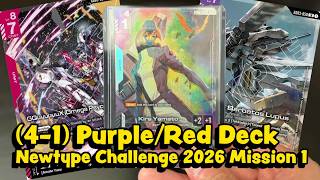 I Landed 2nd Place With This Anti-Aggro Purple/Red Deck - Newtype Challenge 2026 Mission 1