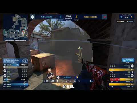 CSGO - huNter's Ace [ G2 Esports vs. mousesports ]