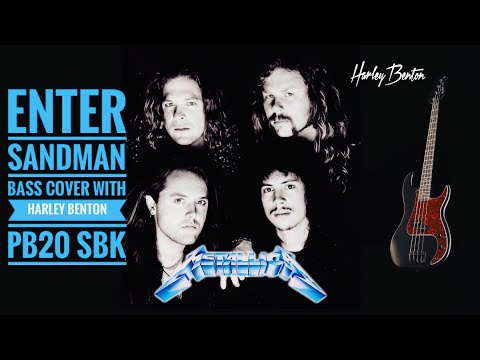 Metallica - Enter Sandman (bass cover with Harley Benton PB20 SBK)
