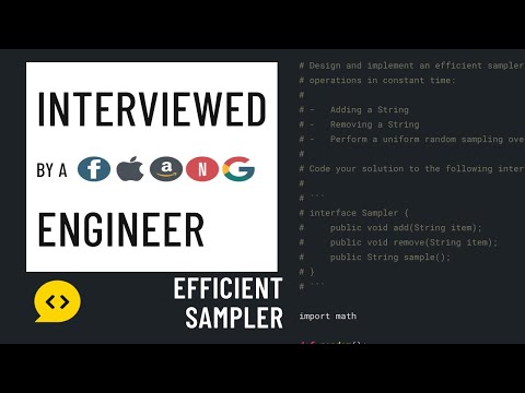 Python Interview With A Faang Engineer Efficient Sampler