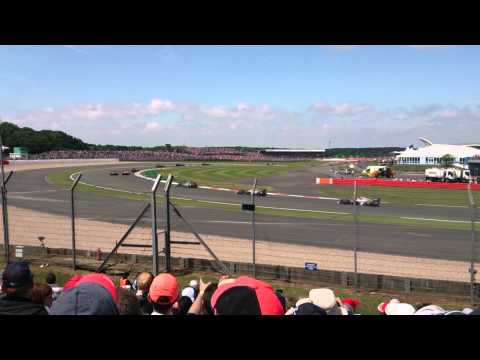 2013 BRITSH GRAND PRIX FIRST AND LAST LAP