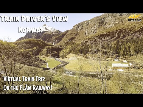 4K CAB VIEW: Spring 2020 on the Flåm Railway. But no tourists?