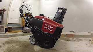 How to fix a snow blower that won't start - Honda HS720AS