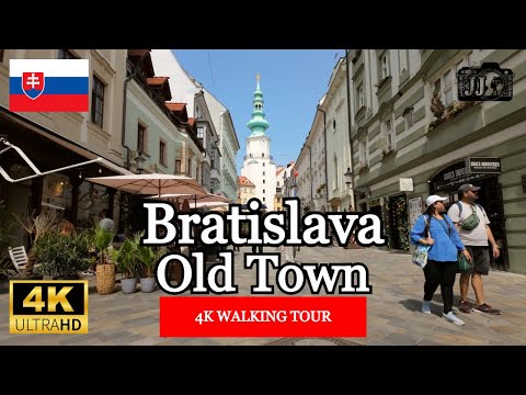 Bratislava Old Town, Slovakia 🇸🇰 Summer Walking Tour 2025 【4K 60FPS】