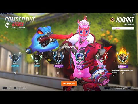 THIS is 3707 Hours of Junkrat – Aquamarine [Overwatch 2 Season 19 Top 500]