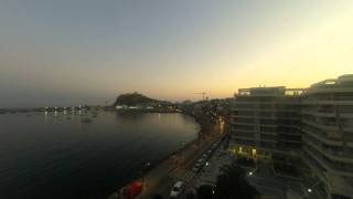 preview picture of video 'Timelapse Atardecer en el puerto de Águilas 2014'