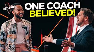 When ONE Coach Saw What NOBODY Else Did on The Voice | Top 5