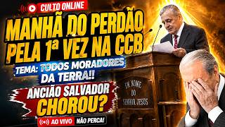 PELA 1 VEZ NO CULTO ON LINE  PERDÃO A TODOS!MISSÃO FRATERNAL 6.000MIL IRMÃOS EM MISSÃO-INACREDITAVEL