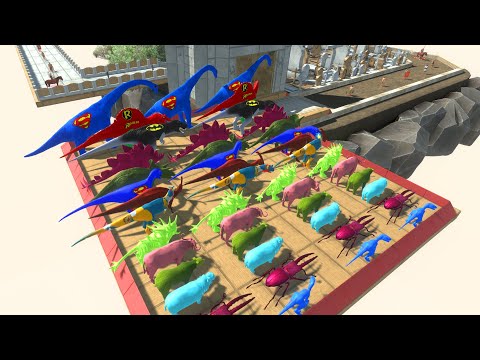 Color ALL Units VS ALL Humans Championship – Animal Revolt Battle Simulator