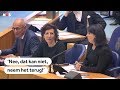 VROUWONVRIENDELIJK: Kamervoorzitter Arib pikt 'grapje' Kamerlid Van Dam niet