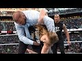 The Rock & Ronda Rousey Destroy Triple H ...