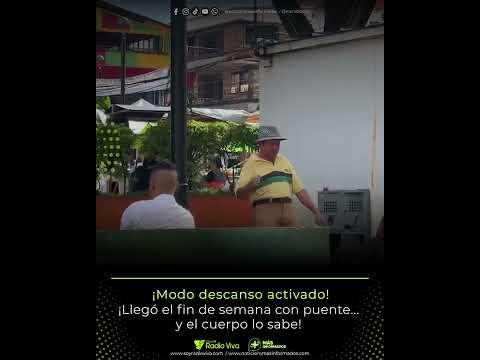 ¡Llegó el fin de semana con puente... y Colombia lo celebra como solo los colombianos saben hacerlo!