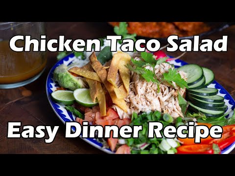 Chicken Taco Salad | How To Make Chicken Taco Salad? | Easy Dinner Idea
