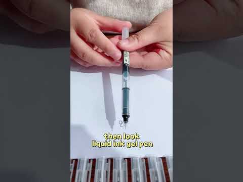 Gelstift mit flüssiger Tinte, weiches Schreiben, haben Sie ihn schon einmal verwendet? 😎🥰 #Schrei...