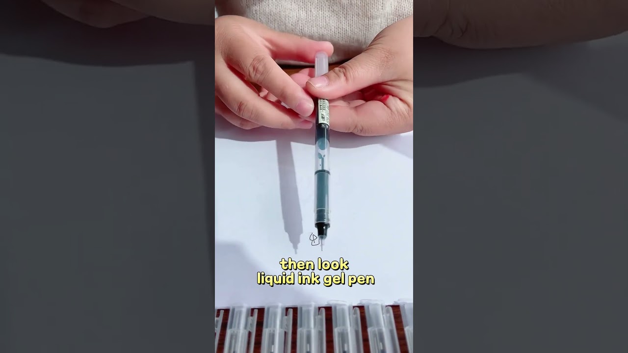 Liquid ink gel pen,smooth writing,have you used it before?😎🥰#stationery #pen