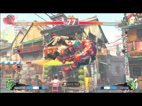 SSF4 Rank Match  Wildcat815 (HK)  vs  kuraudokin (CA)