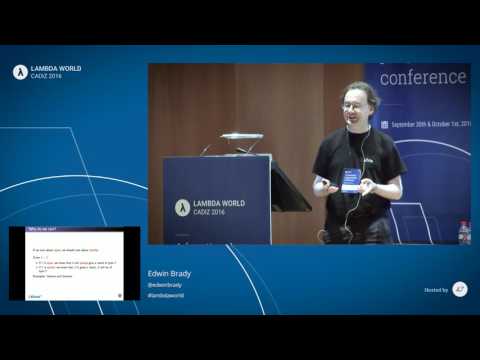 Type-driven Development of Communicating Systems in Idris by Edwin Brady