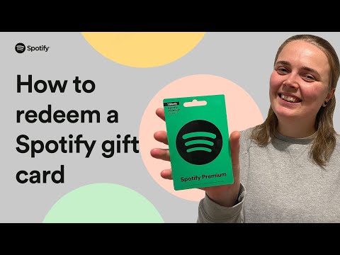 How to redeem a Spotify gift card