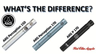 Video thumbnail for What's the Difference - AKG Perception 150 - AKG Perception 170 - AKG P170 - AKG P17 by Red Cabin Acoustic