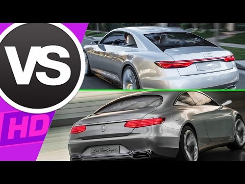 Audi A9 Prologue Concept VS Mercedes S-Class Coupe Concept                 || Visual Comparison