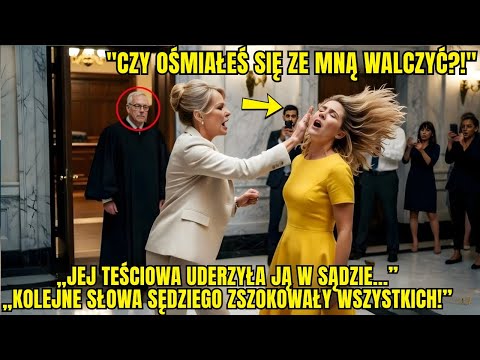 Mother-in-law hits a simple woman in court, not knowing that the judge is her father