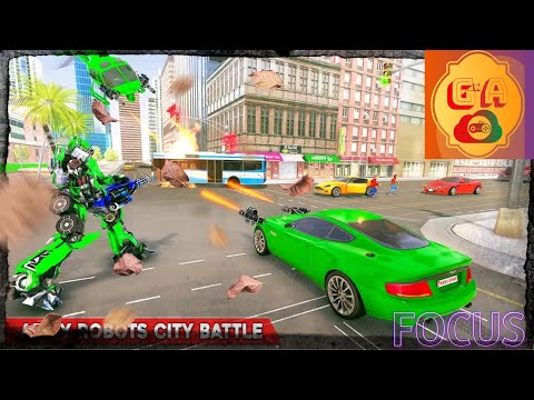 Army Bus Robot Transform Wars | Air Jet Robot Game Android IOS Game |How To Play Roboot Games