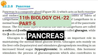 Class 11 Biology|Ch.-22 |Part-5||Pancreas||Study with Farru