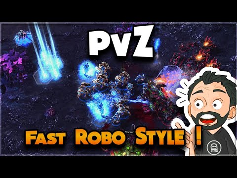 StarCraft 2 - PvZ - The FAST ROBO Style! (Astrea vs Solar)