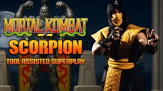 (TAS) MORTAL KOMBAT: TURBO NINJA - SCORPION #mortalkombat