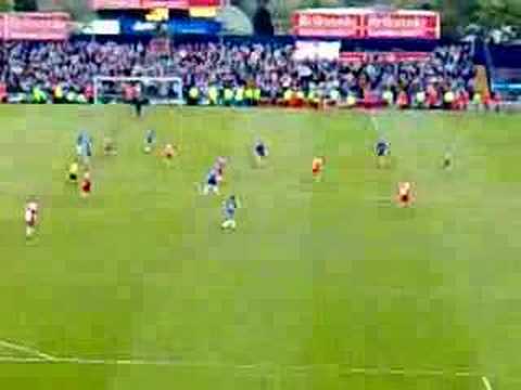 County Vs Wycombe 2nd leg final wistle