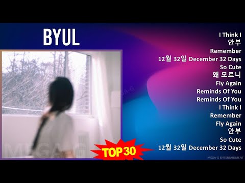 Byul 2024 MIX Favorite Songs - I Think I, 안부, Remember, 12월 32일 December 32 Days